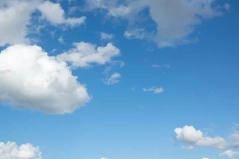 Blue sky with cloud Stock Photos