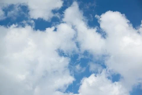 Blue sky with cloud Stock Photos