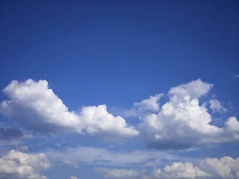 Blue sky with cloud Stock Photos