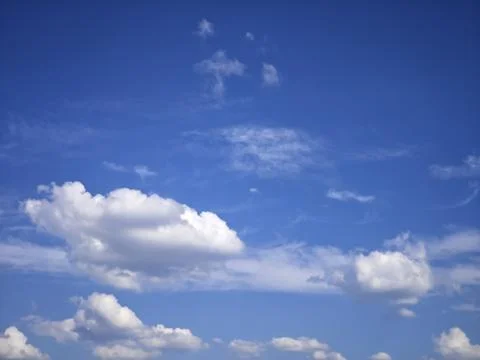 Blue sky with cloud Stock Photos