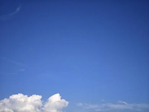 Blue sky with cloud Stock Photos