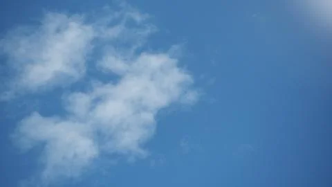 Blue sky with cloud in summer. Stock Photos