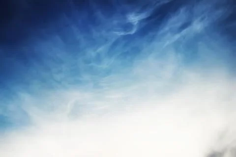 Blue sky cloud sunset Stock Photos