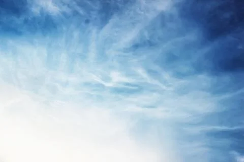 Blue sky cloud sunset Stock Photos