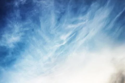 Blue sky cloud sunset Stock Photos