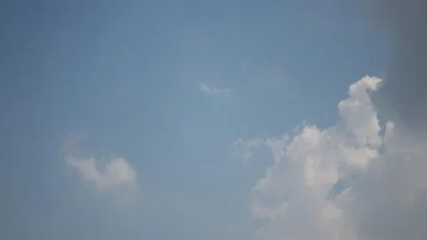 Blue sky with cloud time lapse Stock Footage 102159763