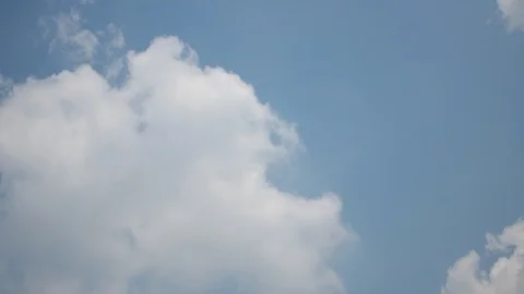 Blue sky with cloud time lapse Stock Footage 102159862