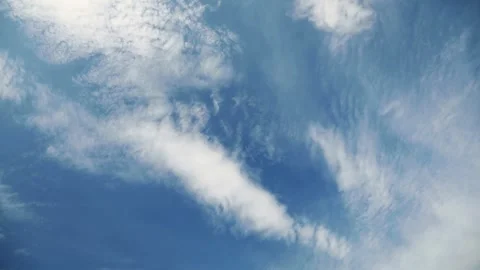 Blue sky with cloud time lapse background Stock Footage 341293208