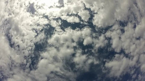 Blue Sky Cloud Timelapse Stock Footage 126013603