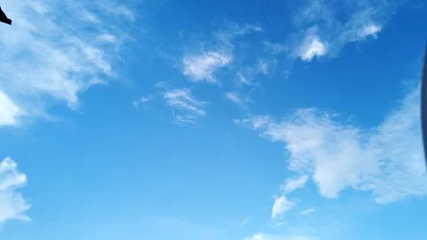 Blue sky cloud timelapse Stock Footage 144992492