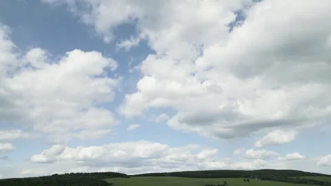 Blue sky cloud timelapse heaven Stock Footage 320100109