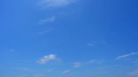 A blue sky cloud timelapse video. Stock Footage 344975721