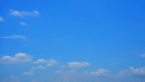 A blue sky cloud timelapse video. Stock Footage 344975768