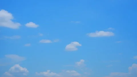 A blue sky cloud timelapse video. Stock Footage 344975791