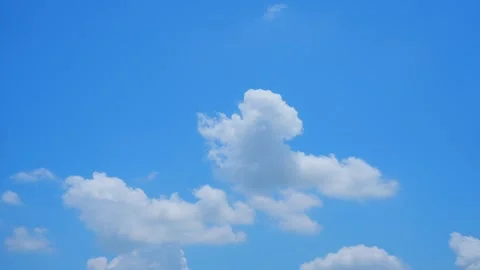 A blue sky cloud timelapse video. Stock Footage 344975819