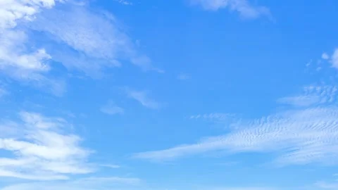 A blue sky cloud timelapse video. Video stock 345431441