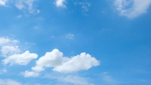 A blue sky cloud timelapse video. Video stock 346366404