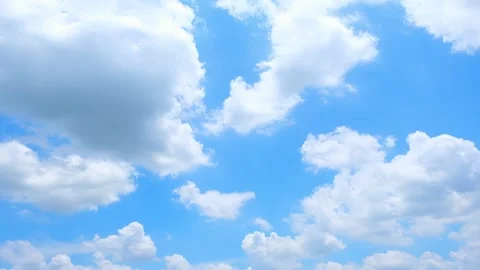 A blue sky cloud timelapse video. 스톡 동영상 346970961