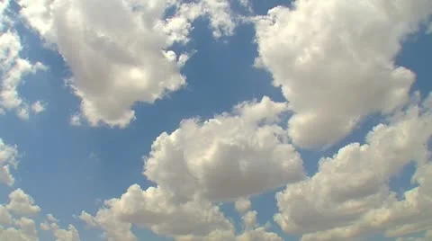 Blue sky with clouds 11 Stock Footage 12290546