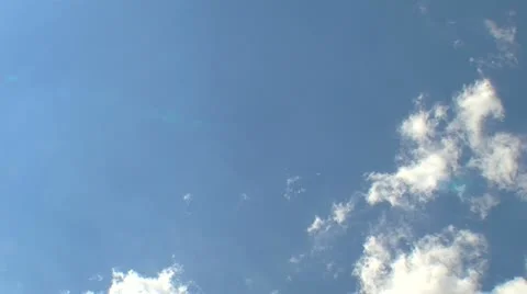 Blue sky with clouds 22 Stock Footage 12290698