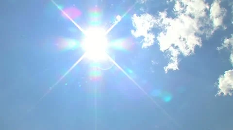 Blue sky with clouds 3 Stock Footage 12290859