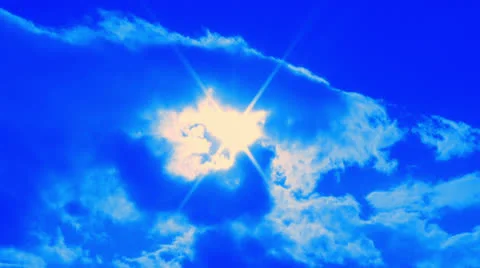 Blue sky with clouds (3) Vidéo 22673149