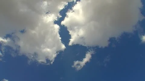 Blue sky with clouds 34 스톡 동영상 12291009