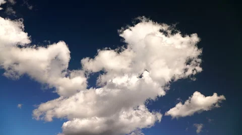 Blue sky with clouds 4k Stock-Footage 62516760