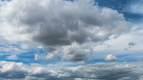 Blue sky with clouds and sun. 스톡 동영상 121153600