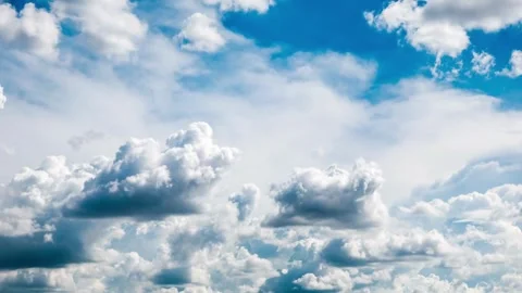 Blue sky clouds background, Beautiful landscape clouds sky Panorama abstract Stock Footage 336560727
