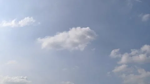 Blue sky clouds background. Beautiful landscape with clouds on sky Stock Photos