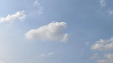 Blue sky clouds background. Beautiful landscape with clouds on sky Stock Photos