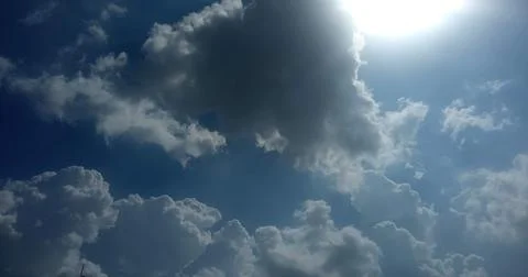 Blue sky clouds background, Beautiful landscape with clouds on sky Photos