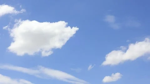 Blue sky with clouds background Stock Footage 310864981