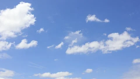 Blue sky with clouds background Stock Footage 310864989