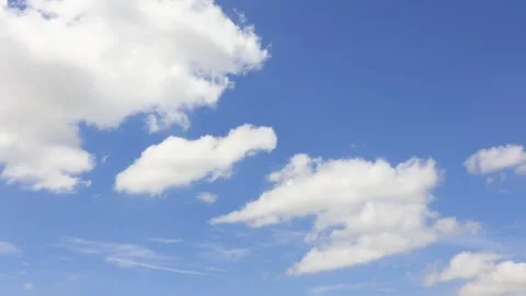 Blue sky with clouds background Stock Footage 310865011