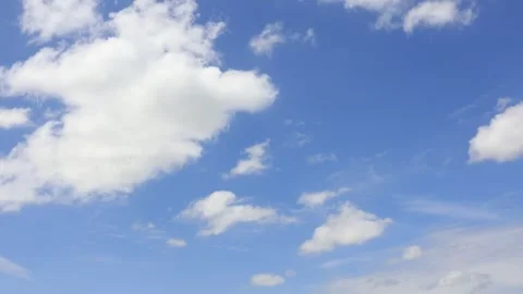 Blue sky with clouds background Stock Footage 310865015