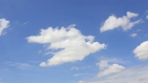 Blue sky with clouds background Stock Footage 310865057