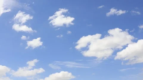 Blue sky with clouds background Stock Footage 310865121
