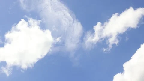 Blue sky with clouds background Stock Footage 310865122