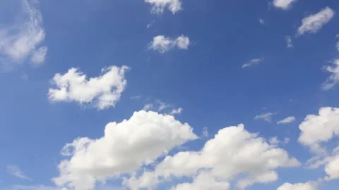 Blue sky with clouds background Stock Footage 310865129
