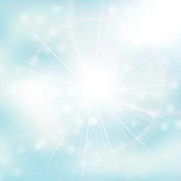 Blue sky with clouds background Stock Illustration