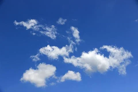 Blue sky with clouds background. It's beautiful and natural. Foto stock