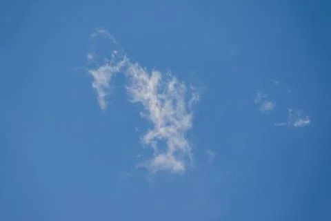 Blue sky with clouds (background) Stock Photos