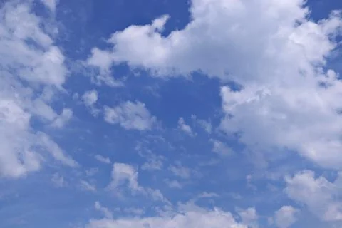 Blue sky with clouds background Foto stock