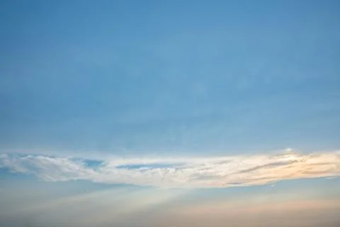 Blue sky with clouds background Stock Photos
