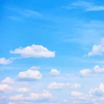 Blue sky with clouds -  background Foto stock