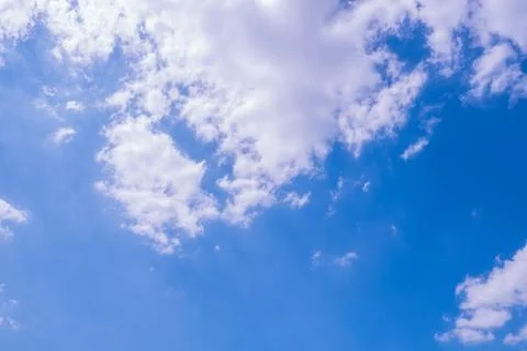 Blue sky clouds for background Stock Photos