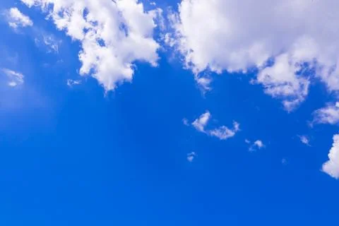 Blue sky clouds for background Stock Photos