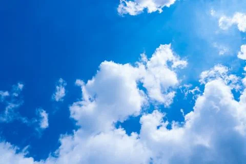 Blue sky clouds for background Stock Photos